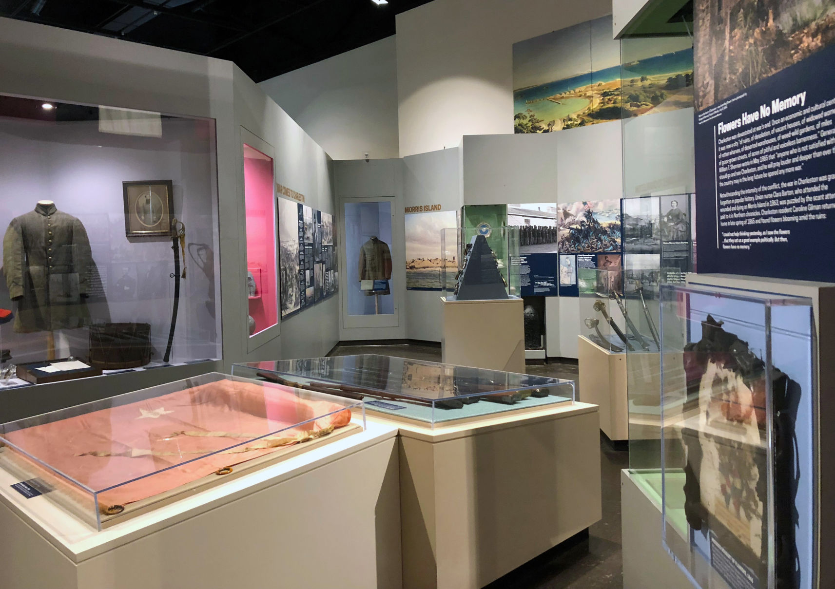 Charleston Museum Civil War exhibit